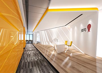 天河區(qū)利通大廈 炫購網辦公室設計