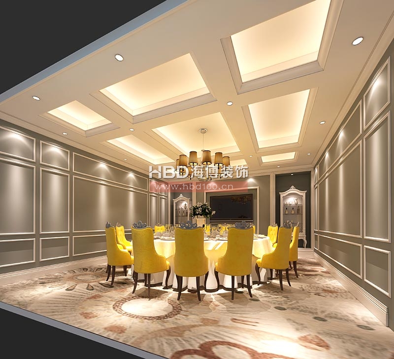 廣州心怡餐廳裝修設(shè)計(jì) 中式餐廳設(shè)計(jì)