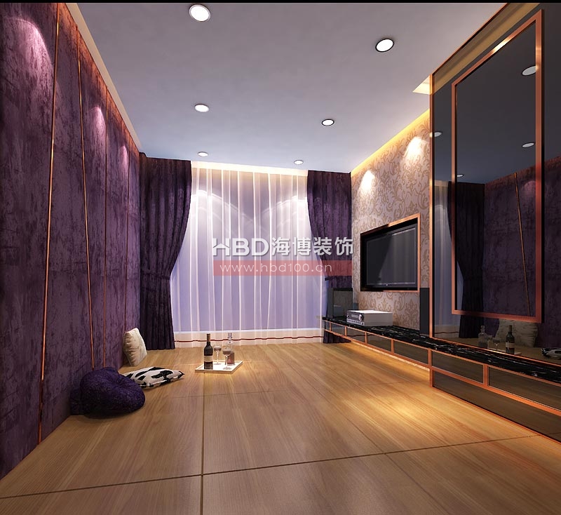 珠江新城天鑾別墅室內(nèi)裝修,視聽(tīng)廳設(shè)計(jì)效果圖.jpg