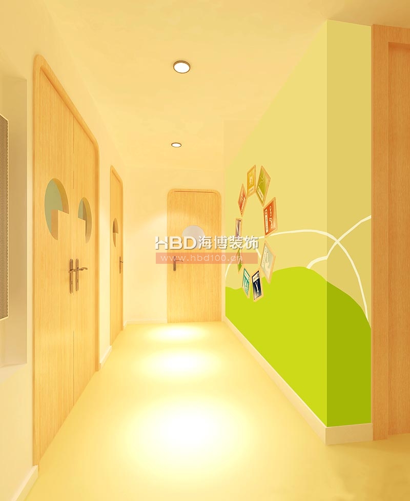 捷愛兒培訓(xùn)中心修設(shè)計(jì) 走道