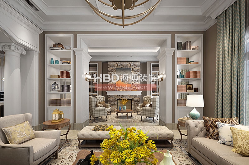 簡歐別墅設(shè)計,別墅裝修設(shè)計,廣州裝飾公司,海博裝飾.jpg