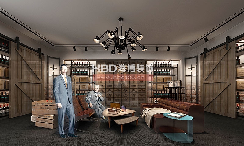 酒莊裝修設計,廣州裝修設計公司,紅酒專賣店設計,海博裝飾.jpg
